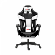 Herzberg HG-8082: Tri-color Gaming and Office Chair with T-shape Accent Black