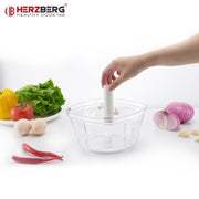 Herzberg HG-8031: 10 in 1 Chopper and Slicer Set