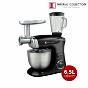 Imperial Collection Multifunctional Stand Mixer, Blender, Meat Grinder Gray